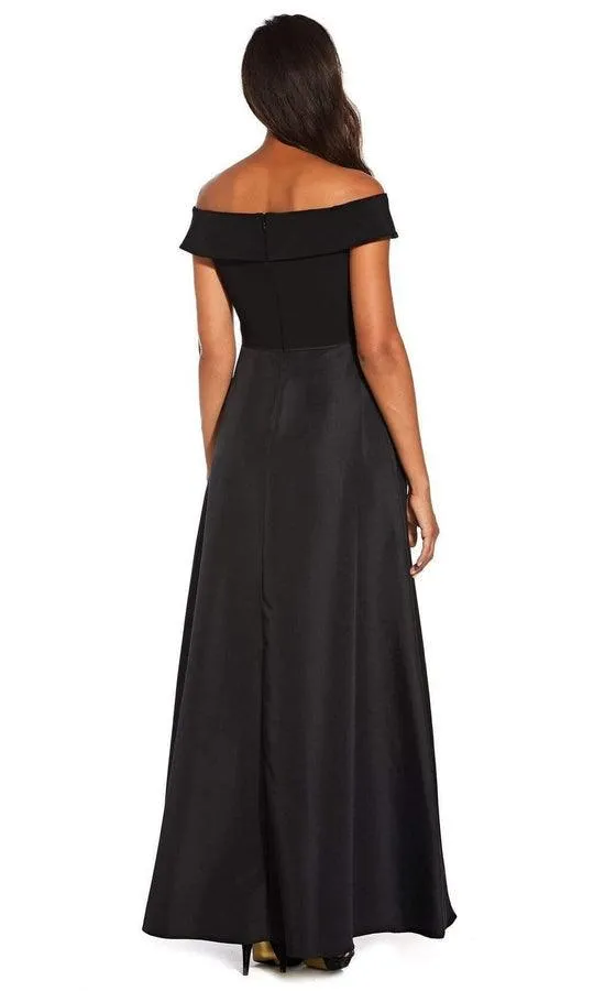 Adrianna Papell AP1E206587 Long Off Shoulder Dress
