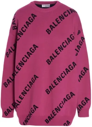 Allover Logo Crewneck