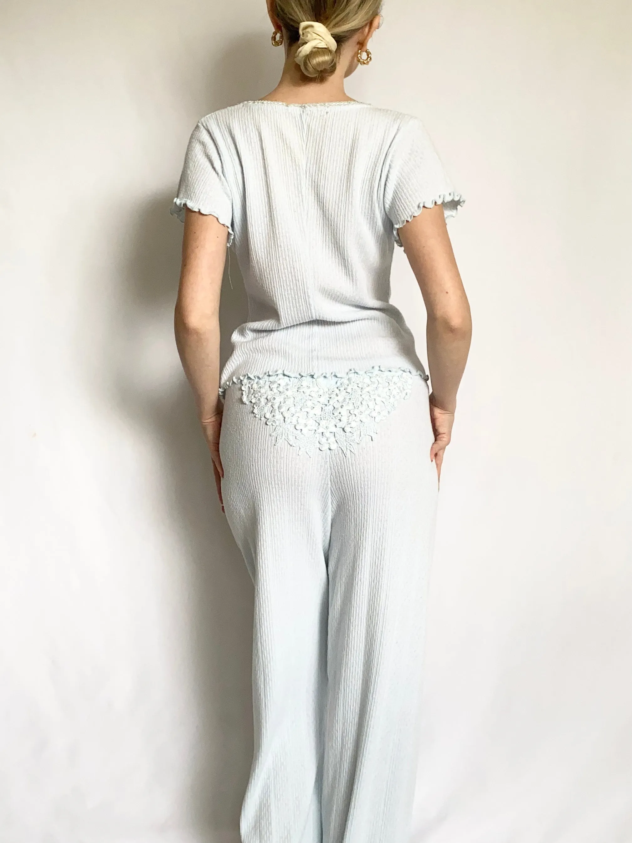 Baby Blue Claire Pettibone Pajama Set (M)