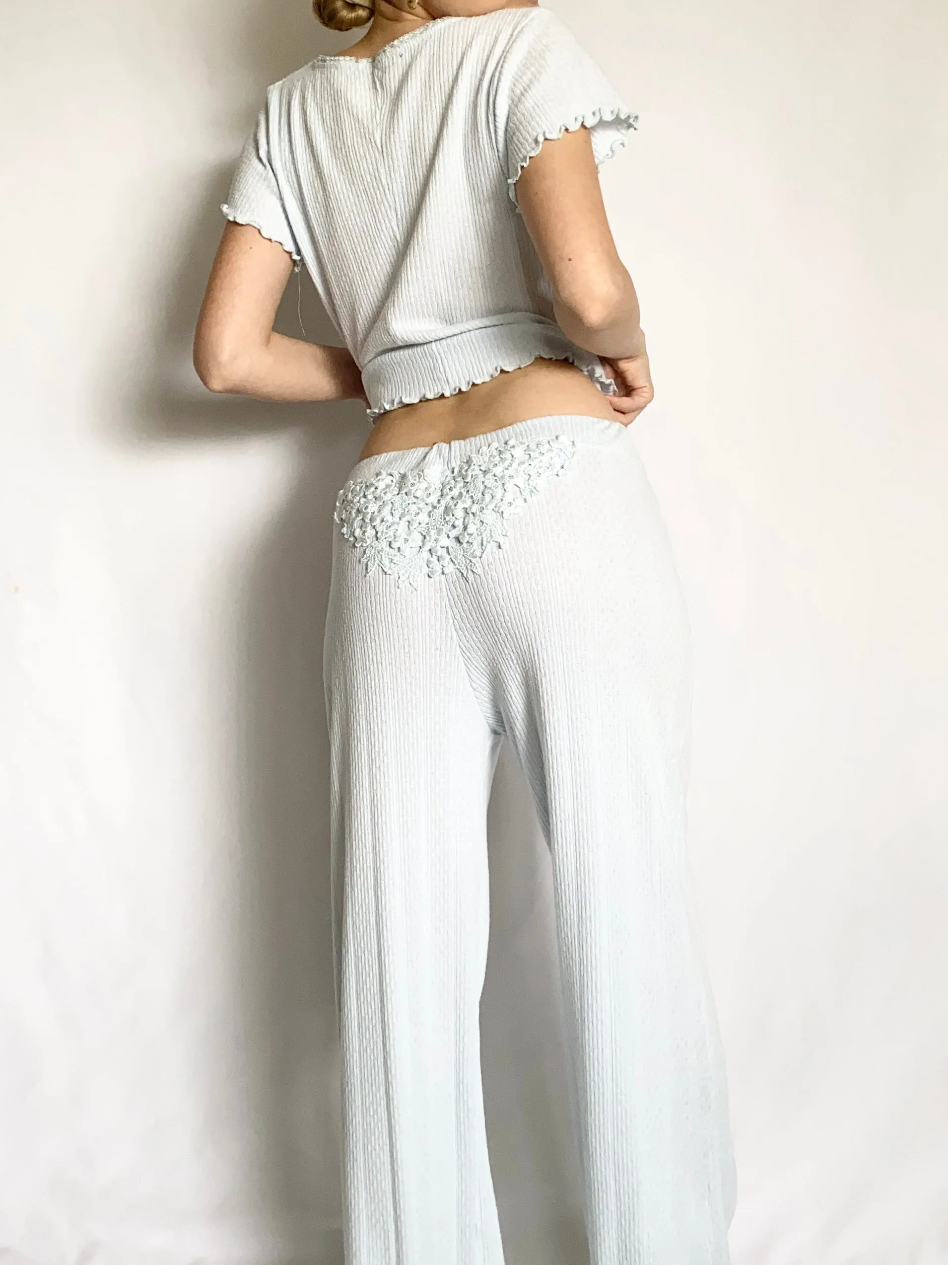 Baby Blue Claire Pettibone Pajama Set (M)