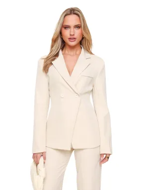 Beige Classic Getailleerde - Blazer
