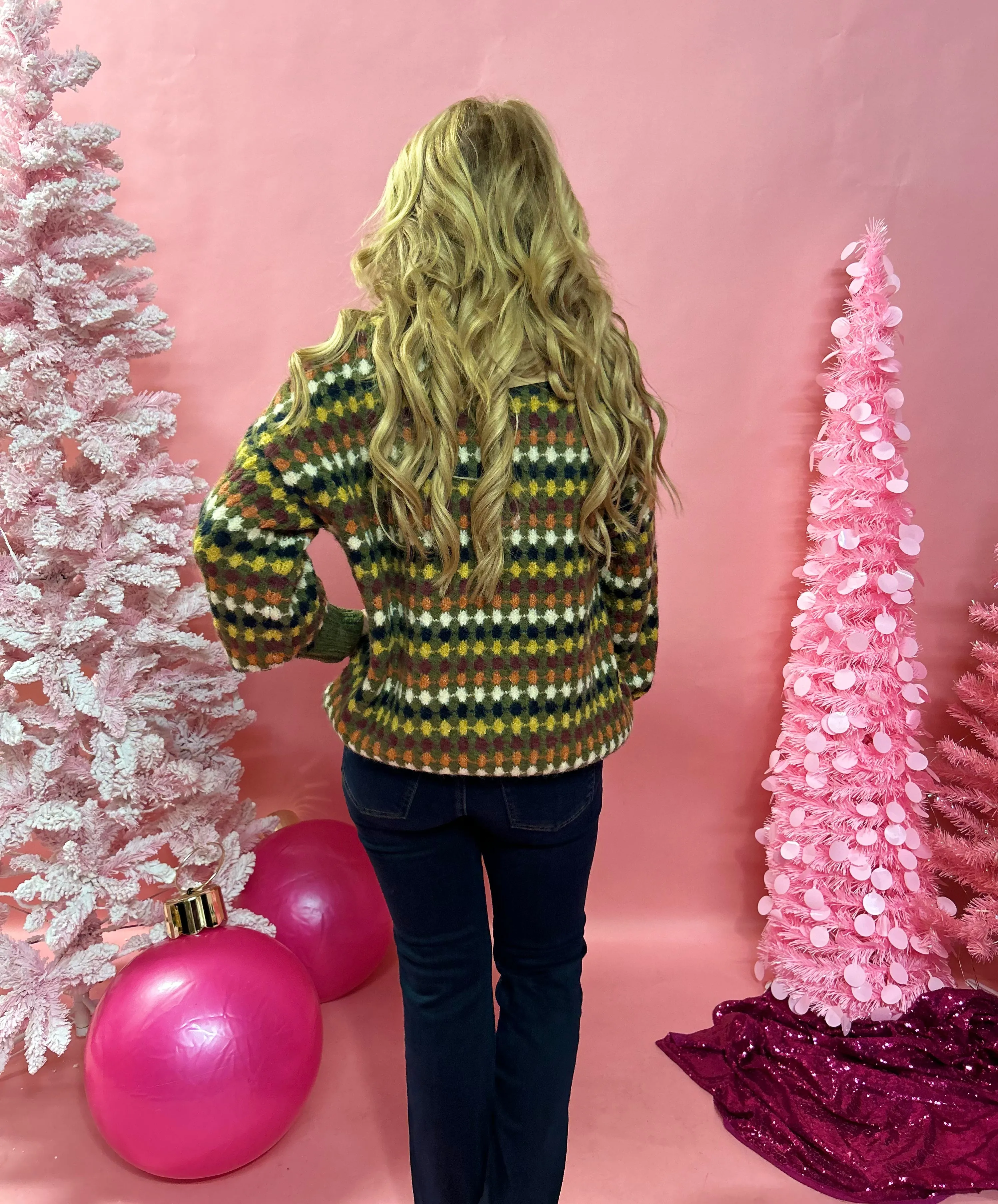 Betsy Multicolor Boyfriend Knit Sweater