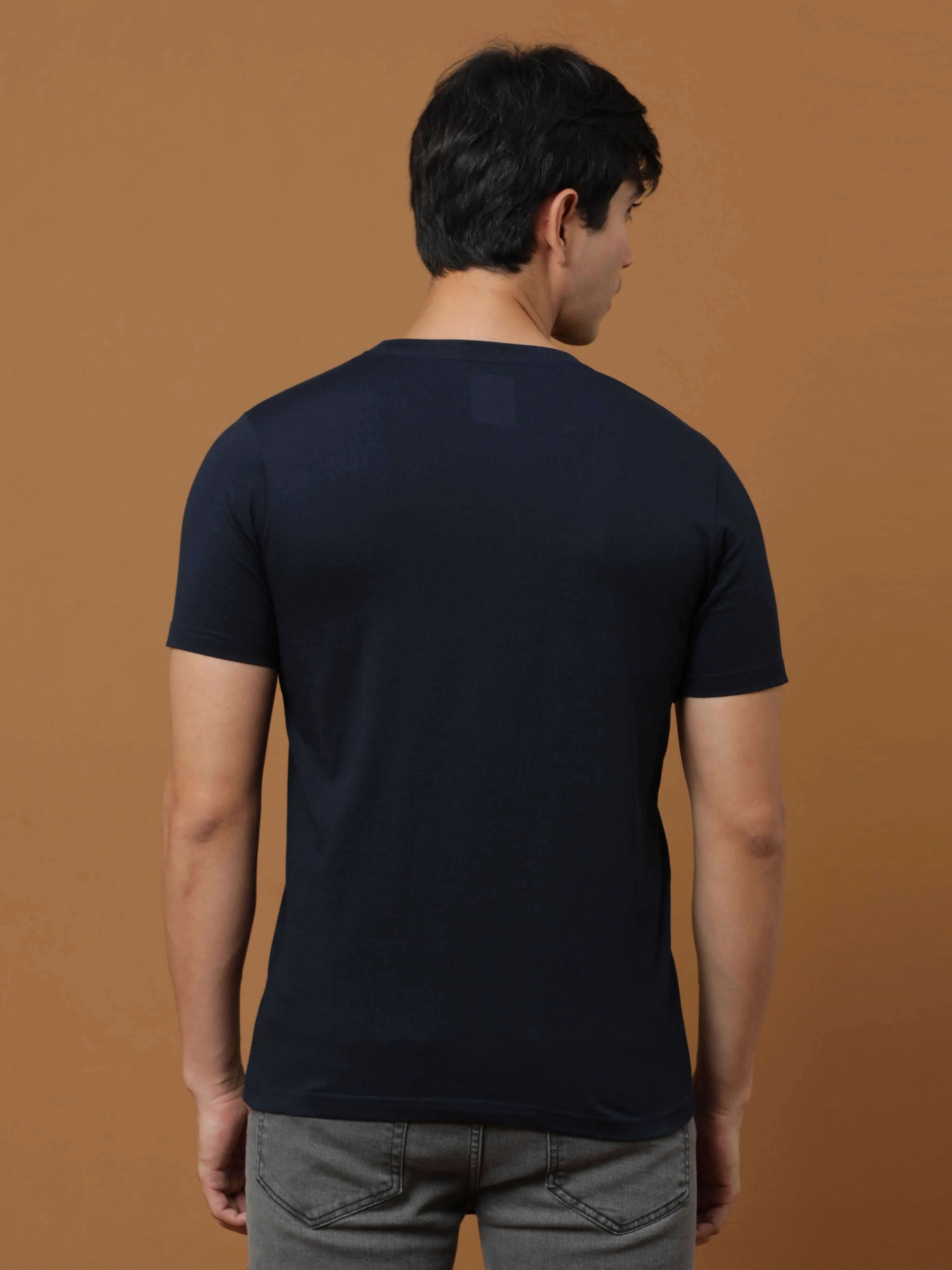 Black Classic Hd Printed T Shirt