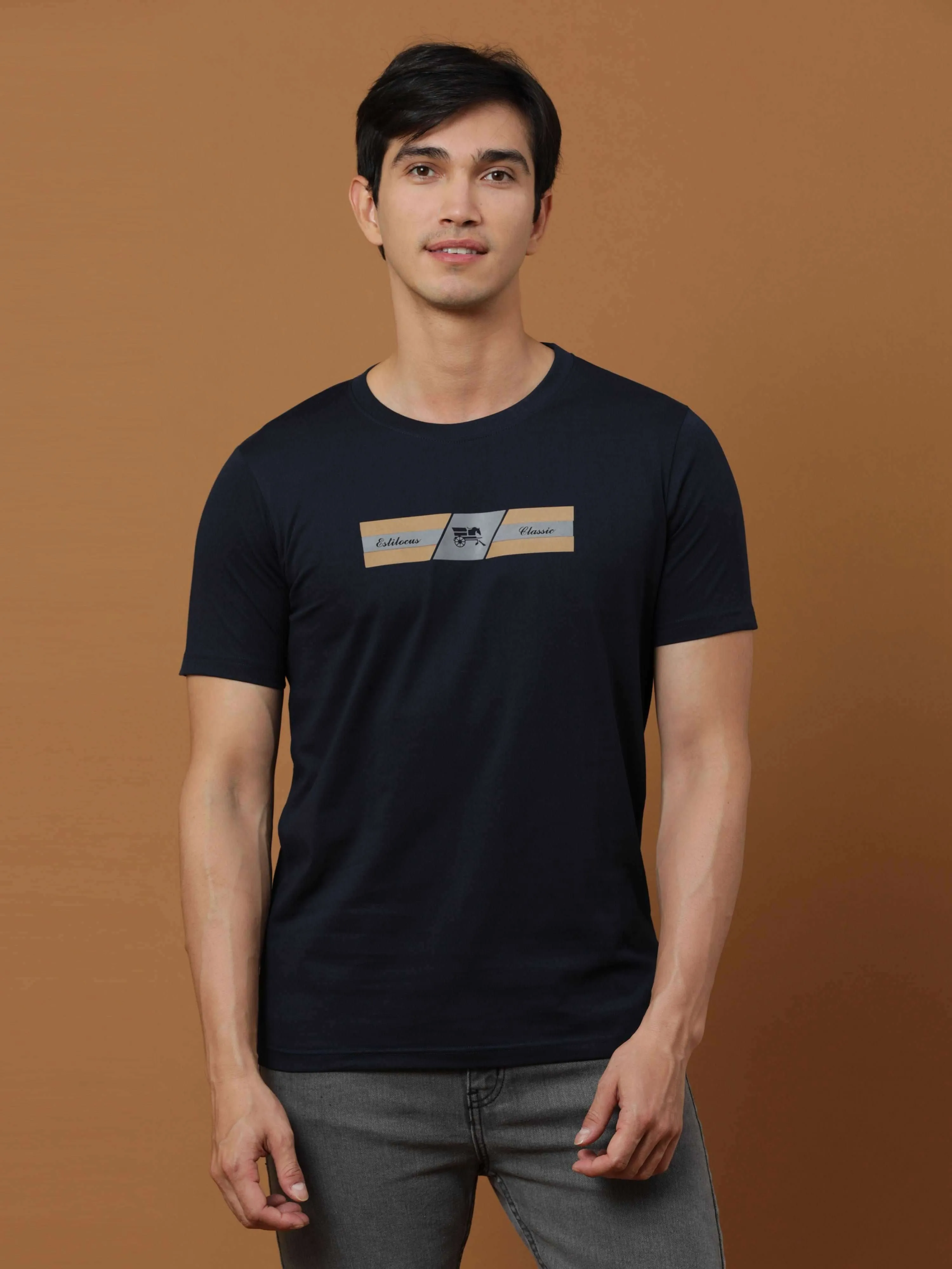 Black Classic Hd Printed T Shirt