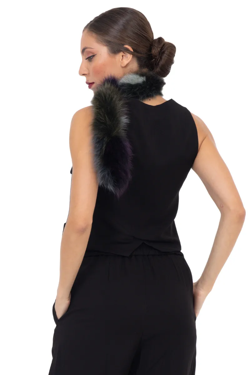 Black Women's Suit Vest