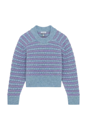Bubble Knit Stripe Sweater