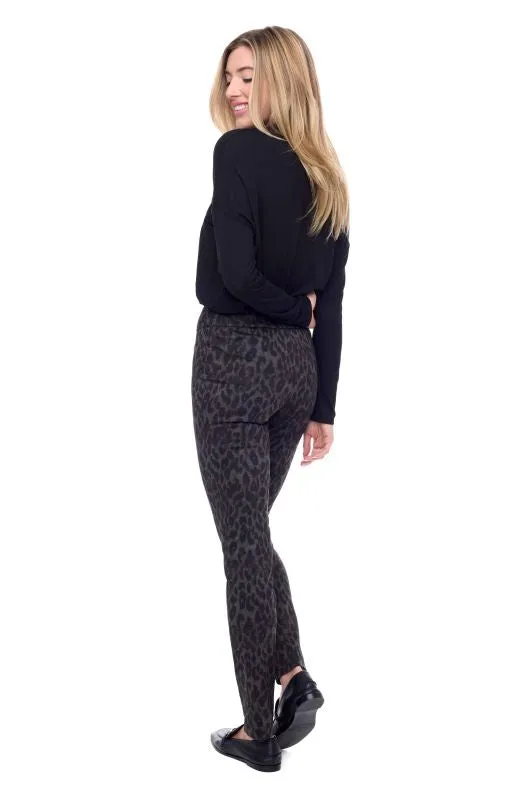 Cheetah Ponte Slim Pant