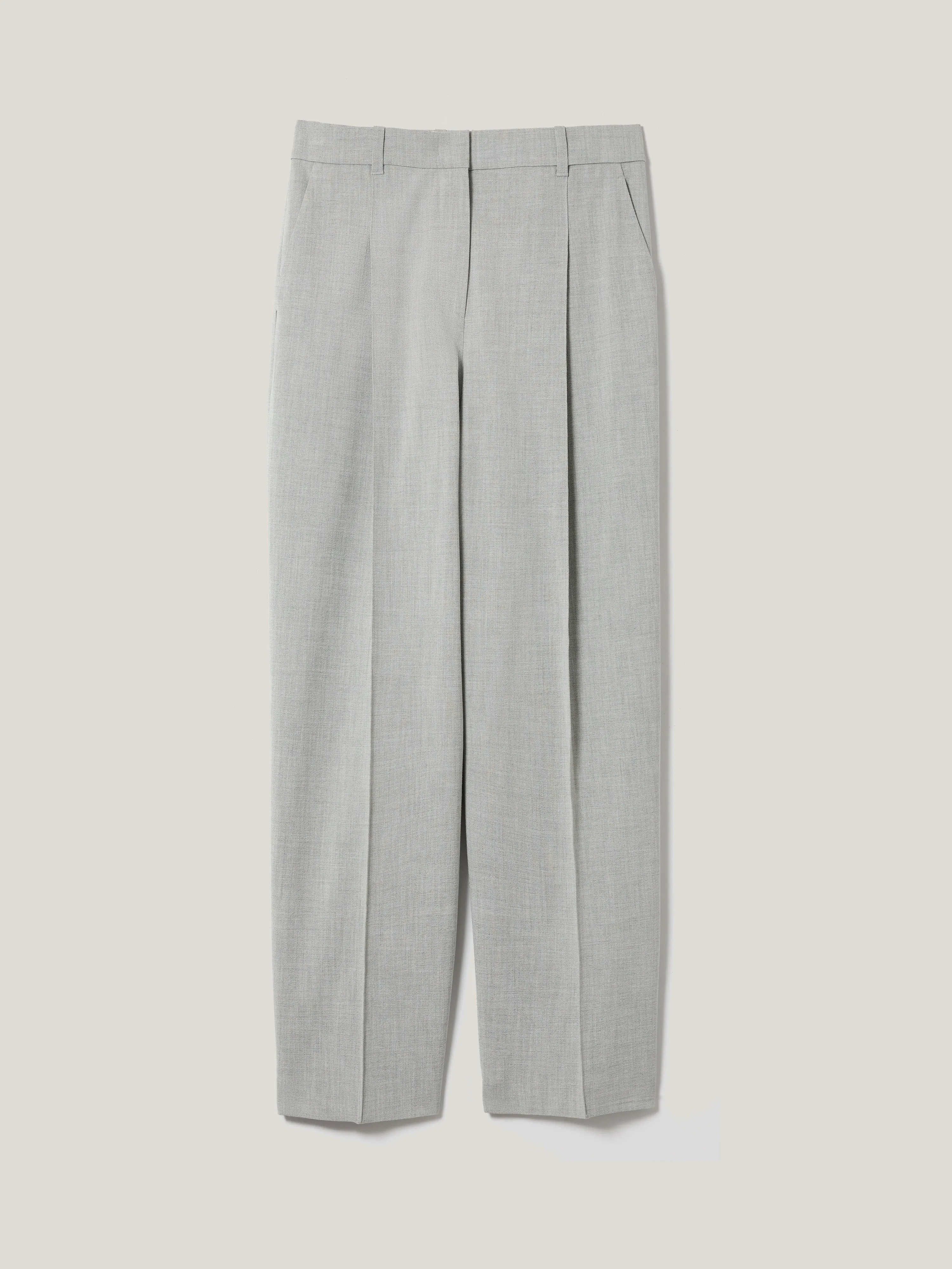 Dexter Crosshatch Tux Trouser | Grey