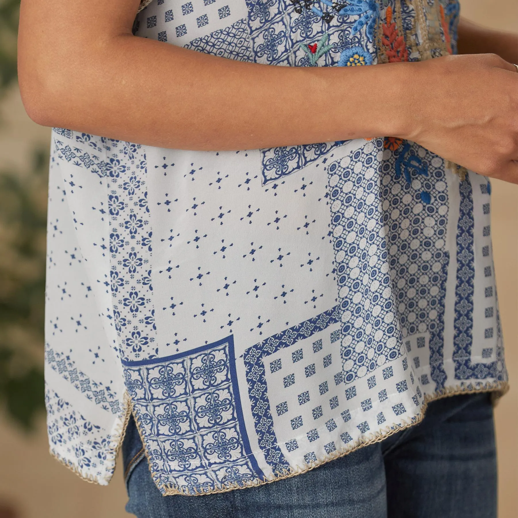 Floral Masquerade Top