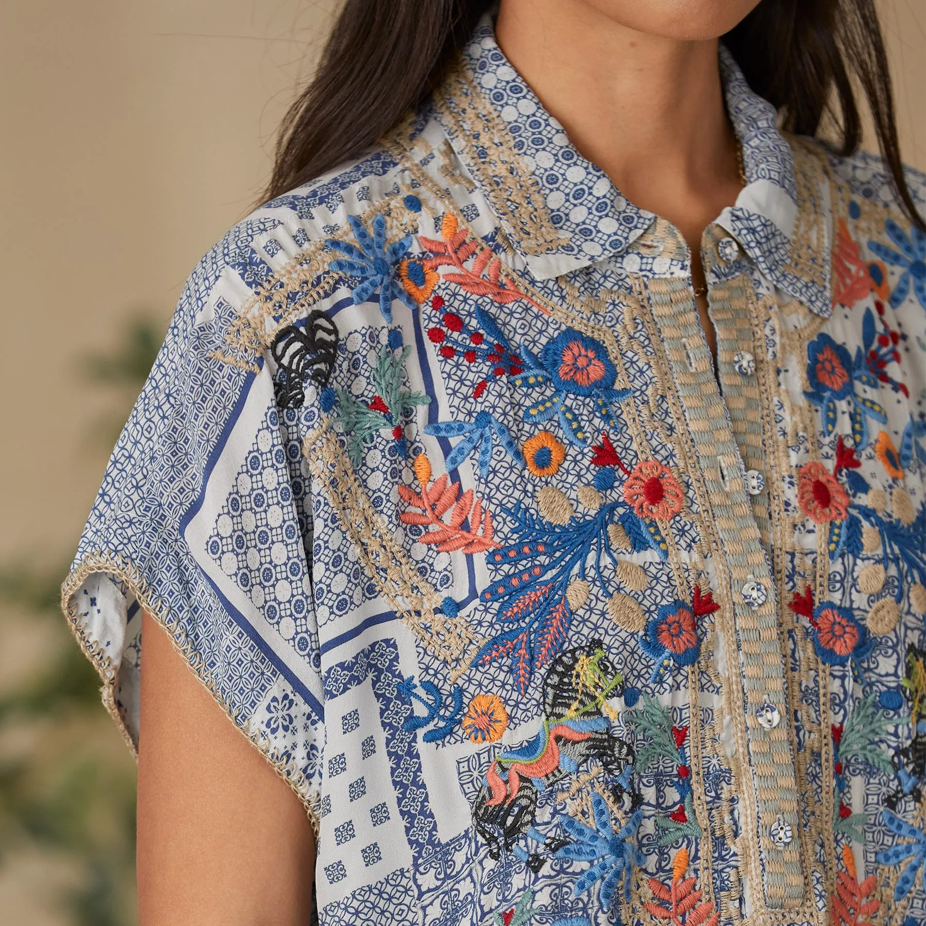 Floral Masquerade Top