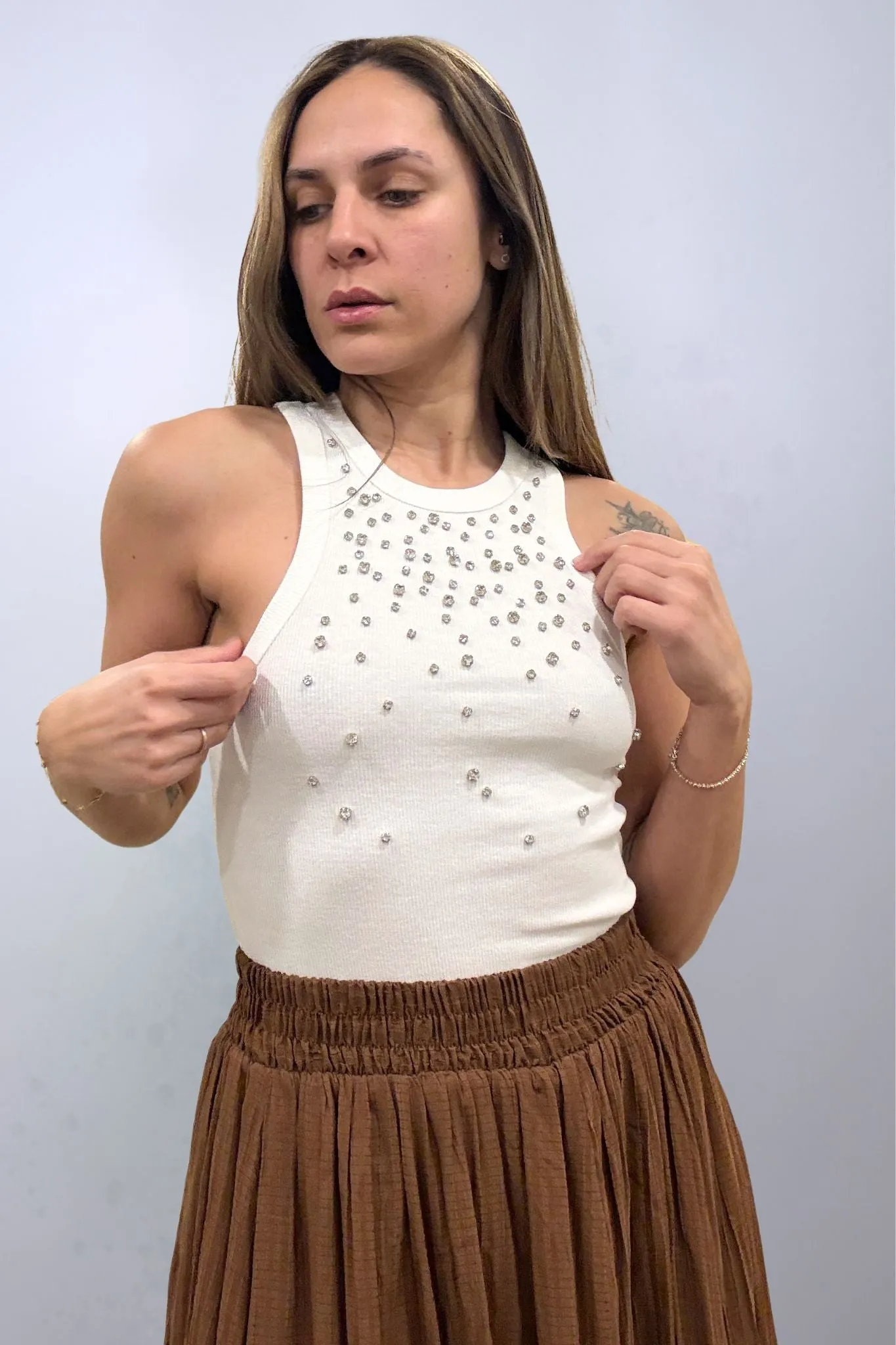 Gemstone tank top