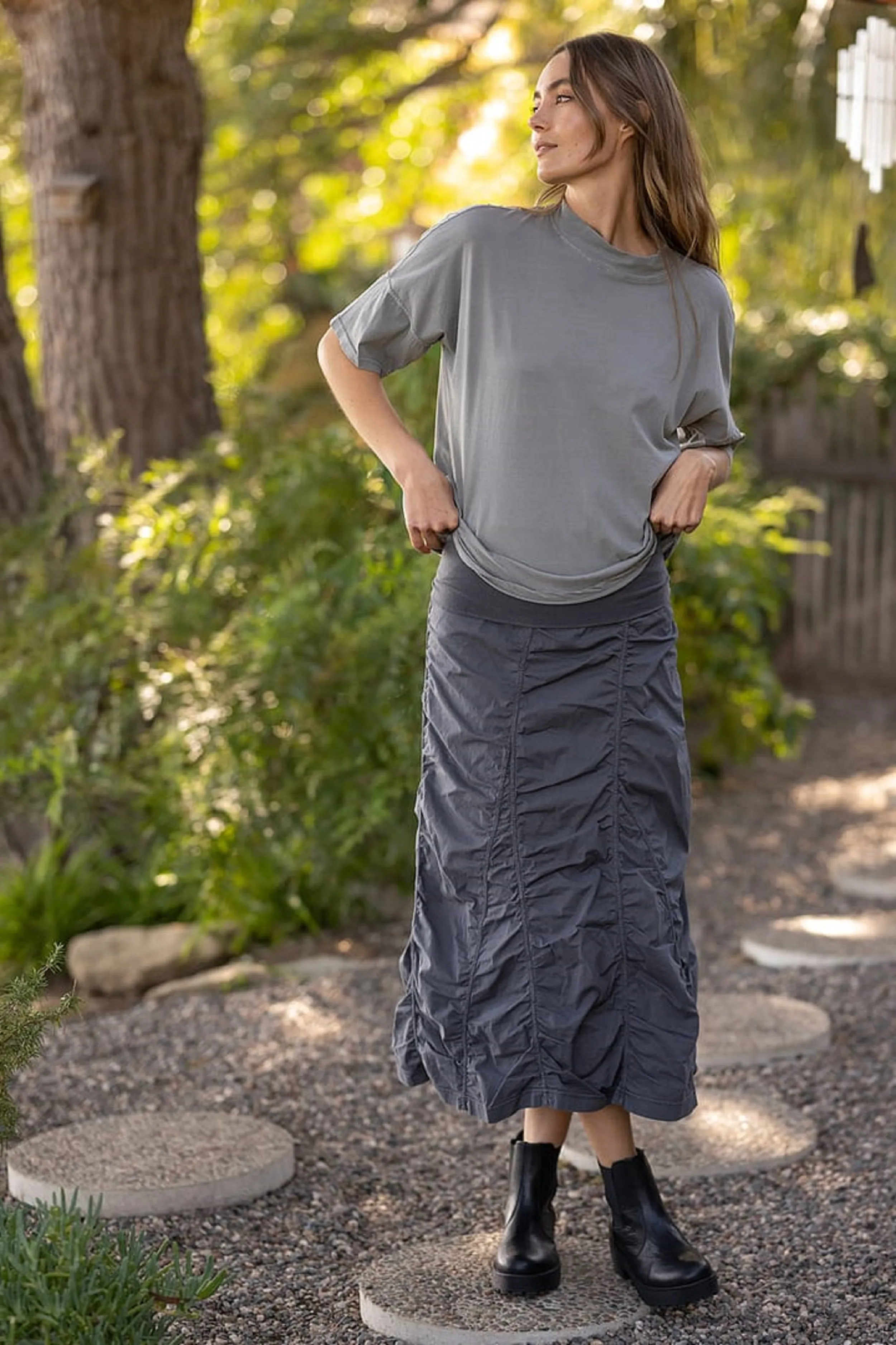 Gored Peasant Skirt