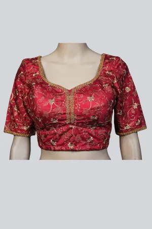Handcrafted Thread Work Katori Blouse - JCS Fashions Staple