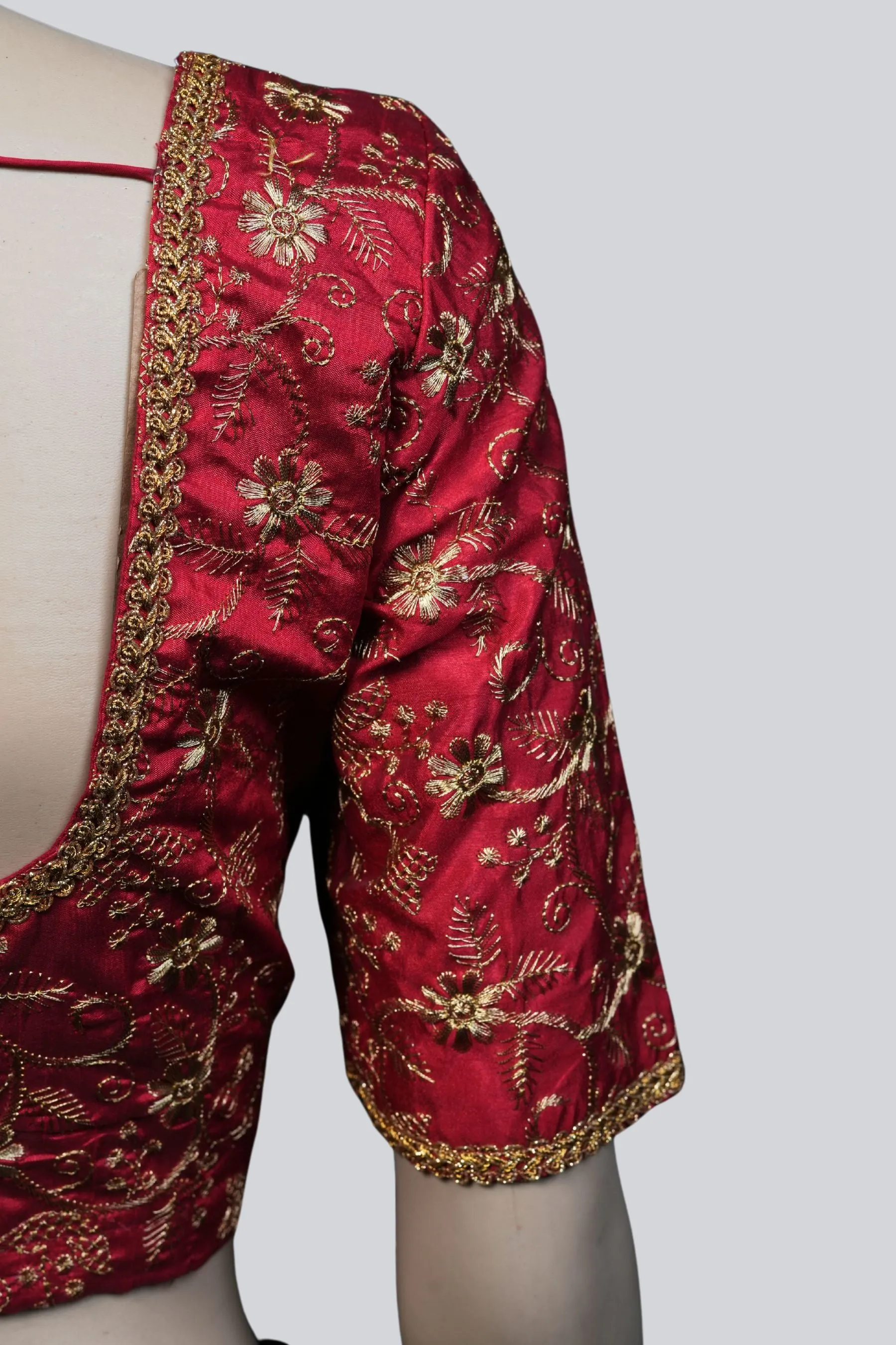 Handcrafted Thread Work Katori Blouse - JCS Fashions Staple