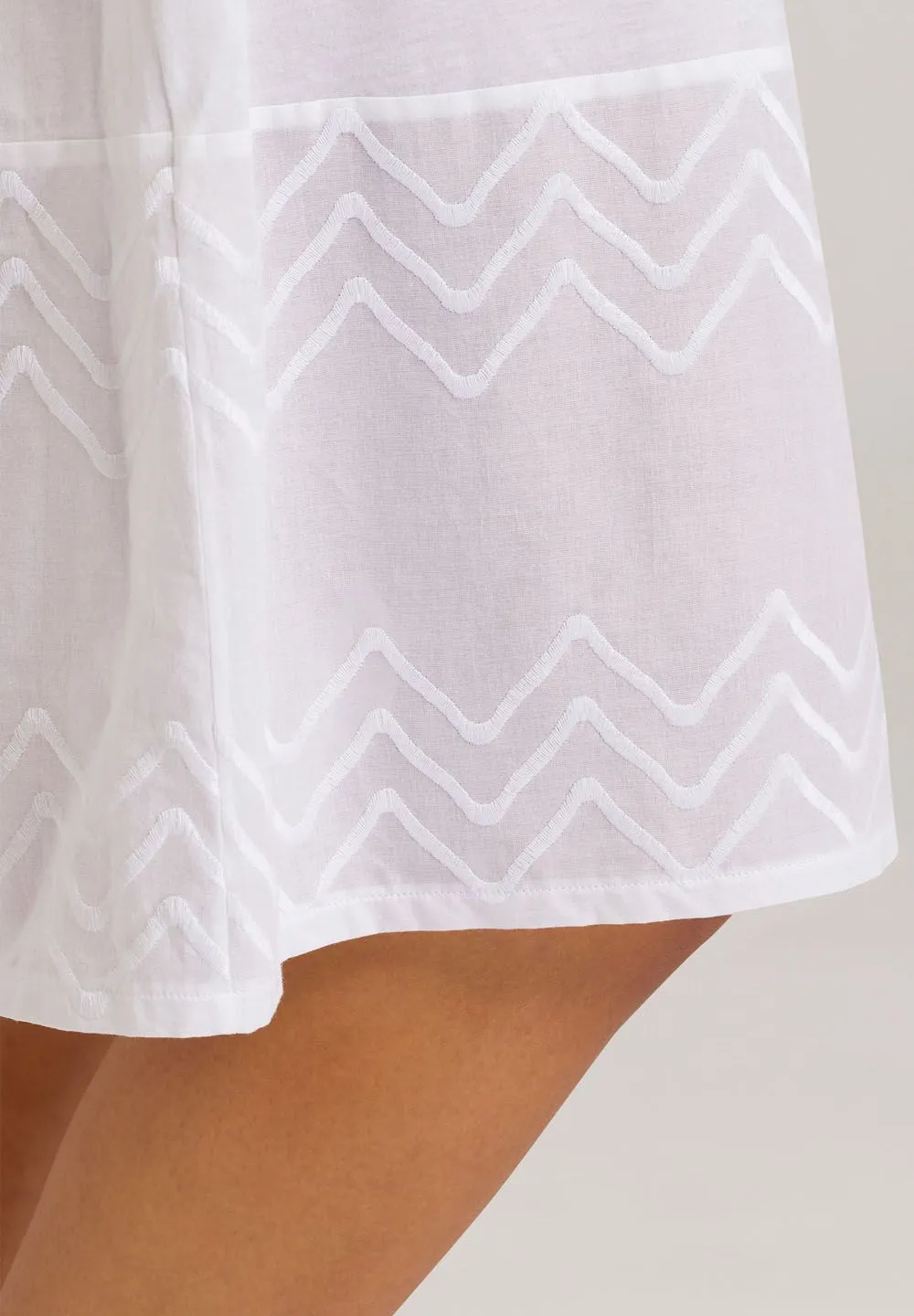 Hanro Vivia Spaghetti Dress | WHITE