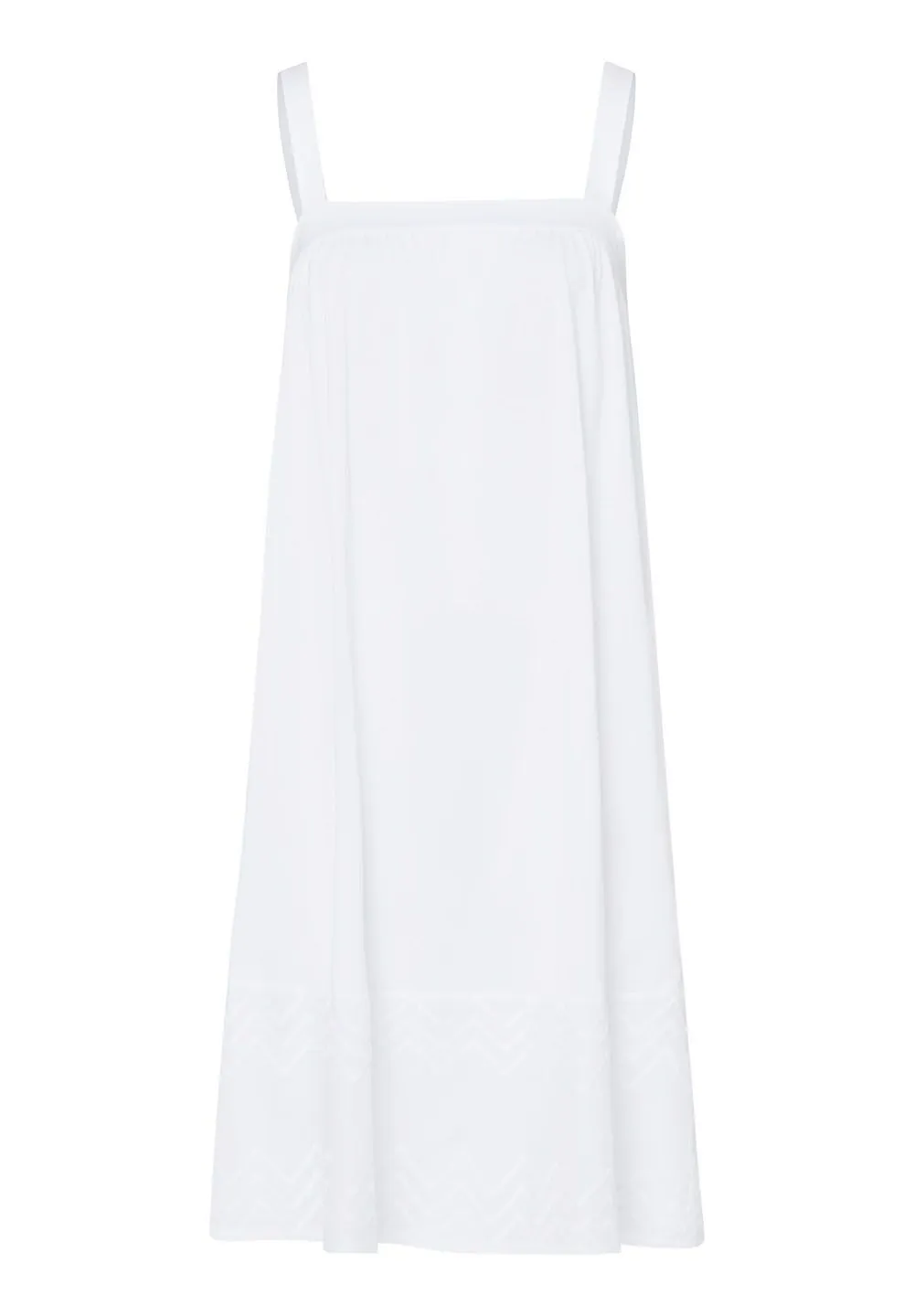Hanro Vivia Spaghetti Dress | WHITE