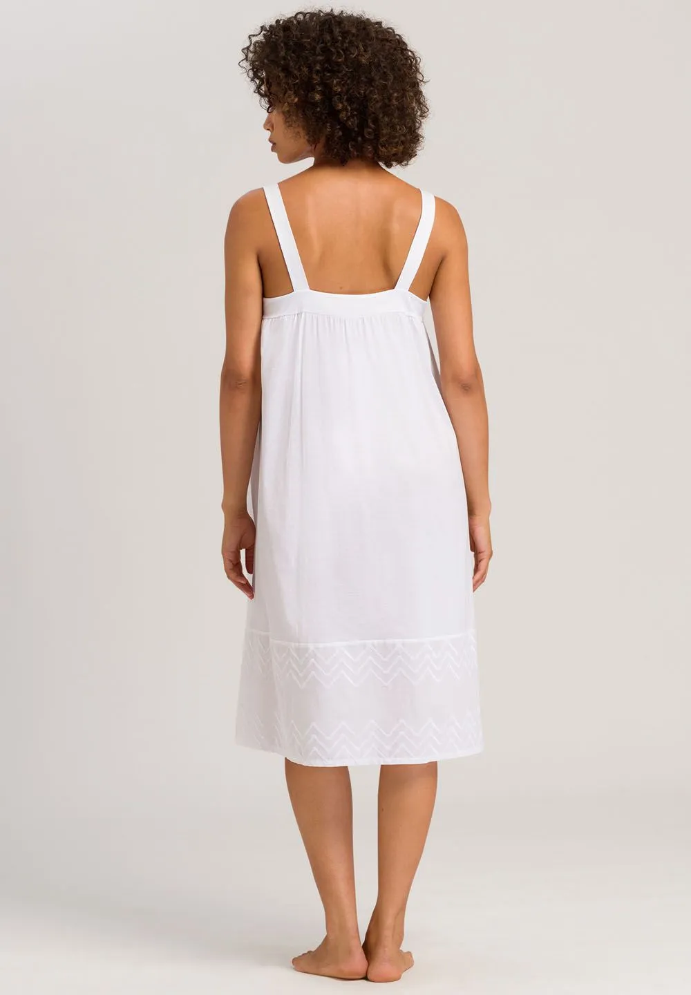 Hanro Vivia Spaghetti Dress | WHITE