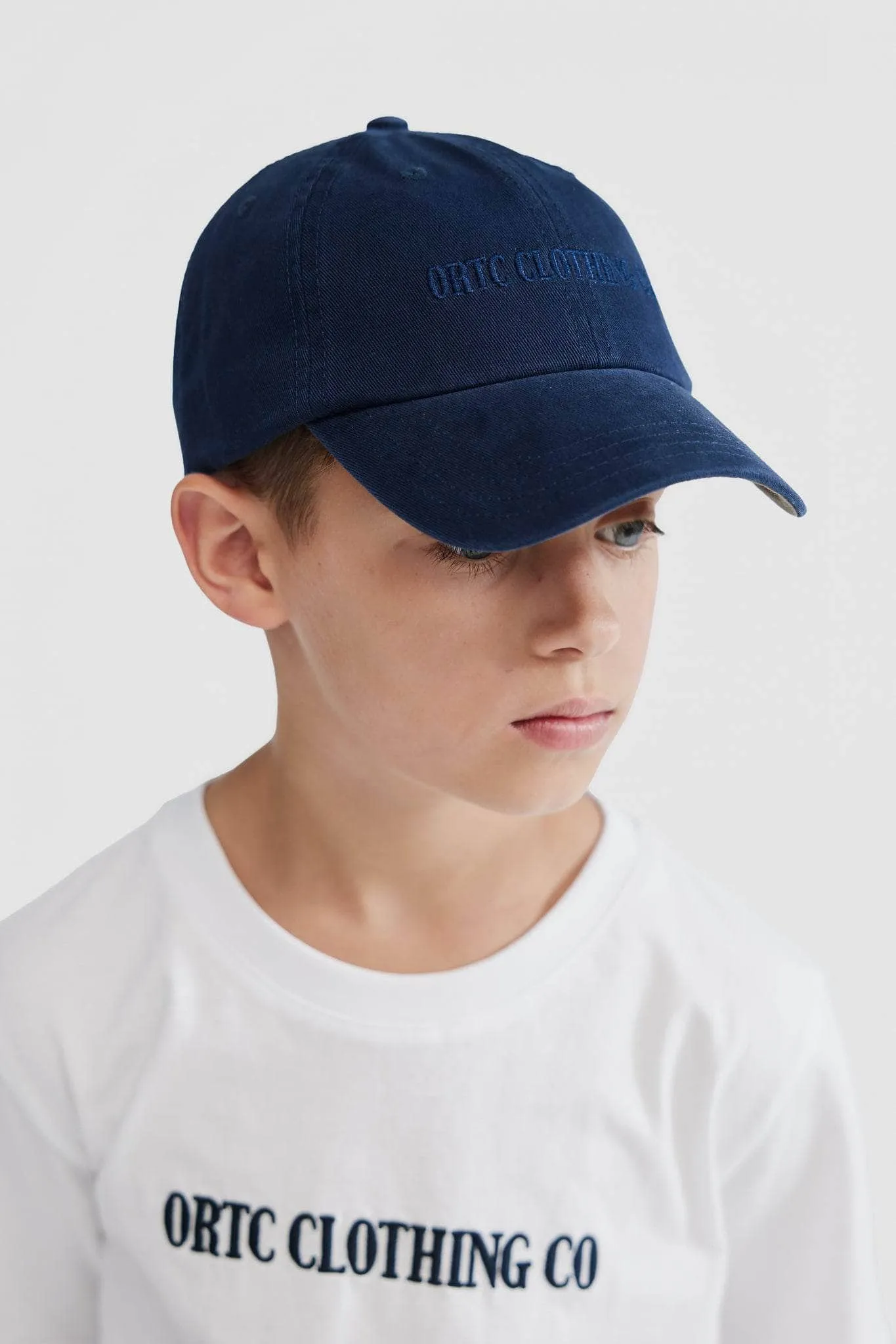 Jnr Classic Logo Cap Navy