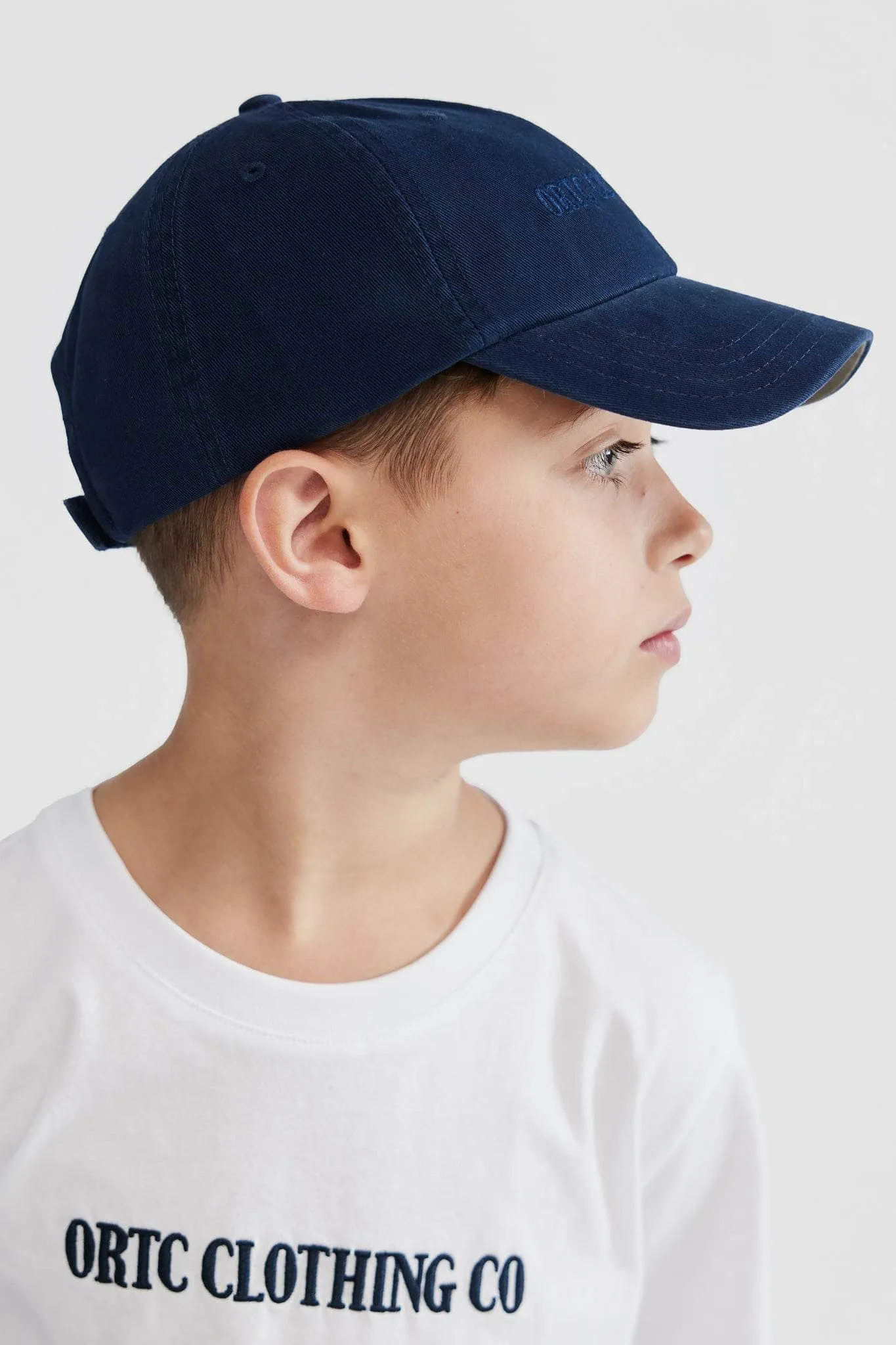 Jnr Classic Logo Cap Navy