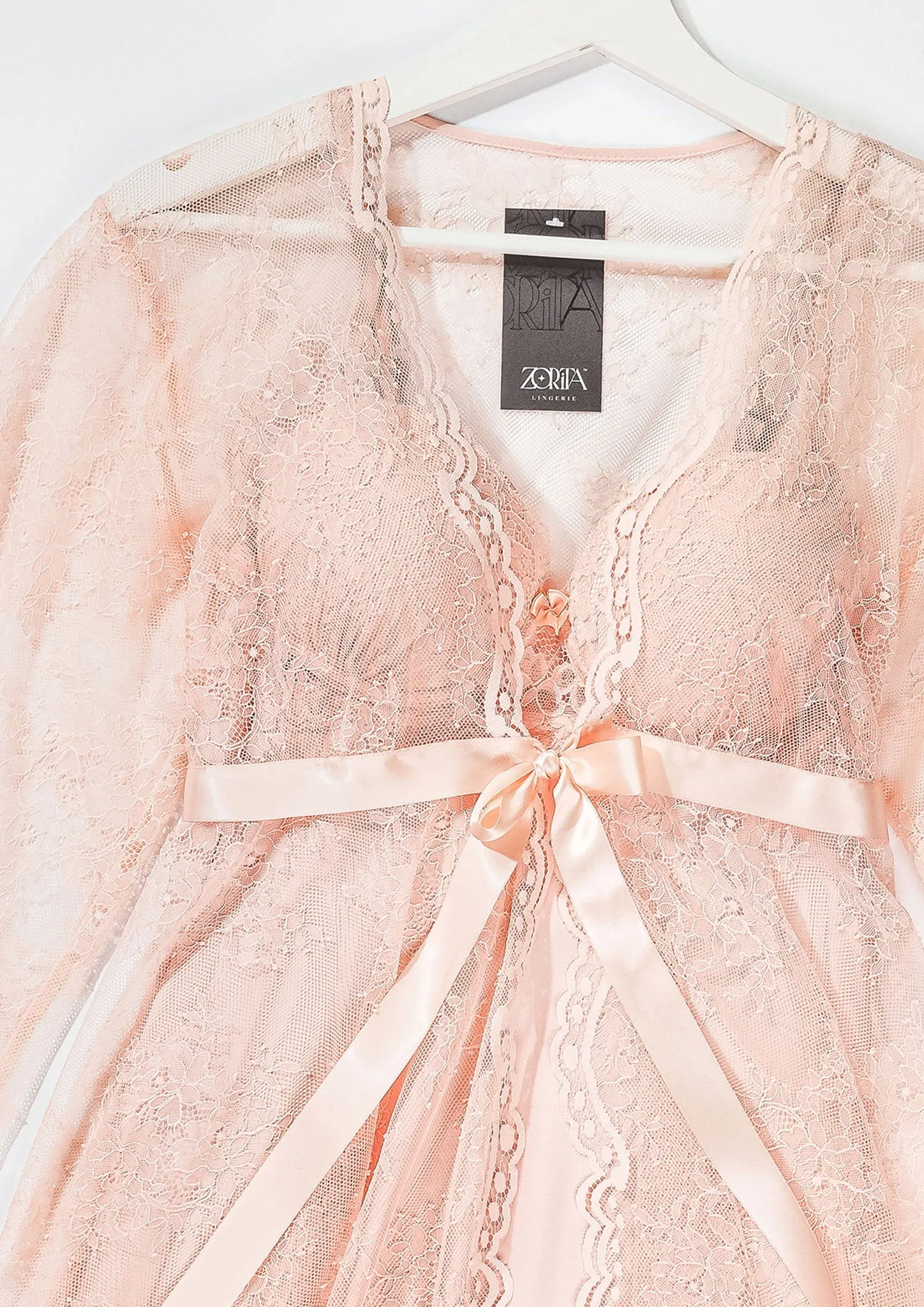 Lace Robe Set 6119