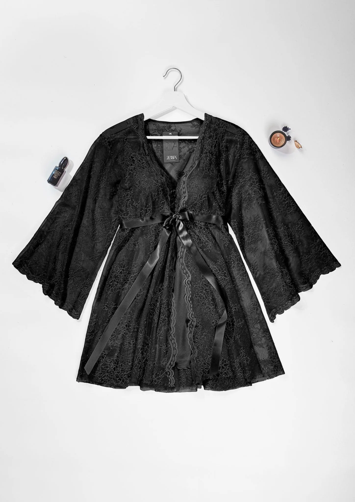 Lace Robe Set 6119
