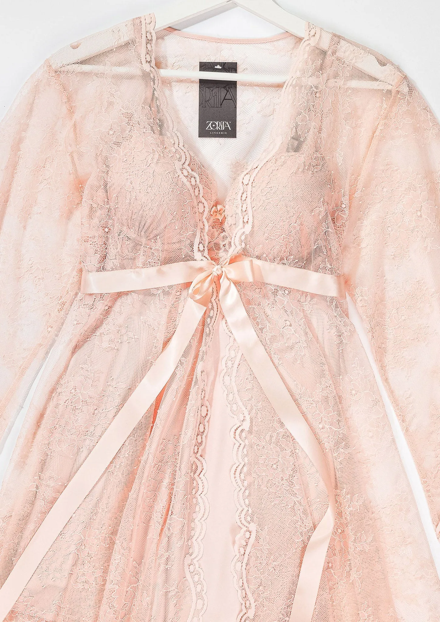 Lace Robe Set 6119