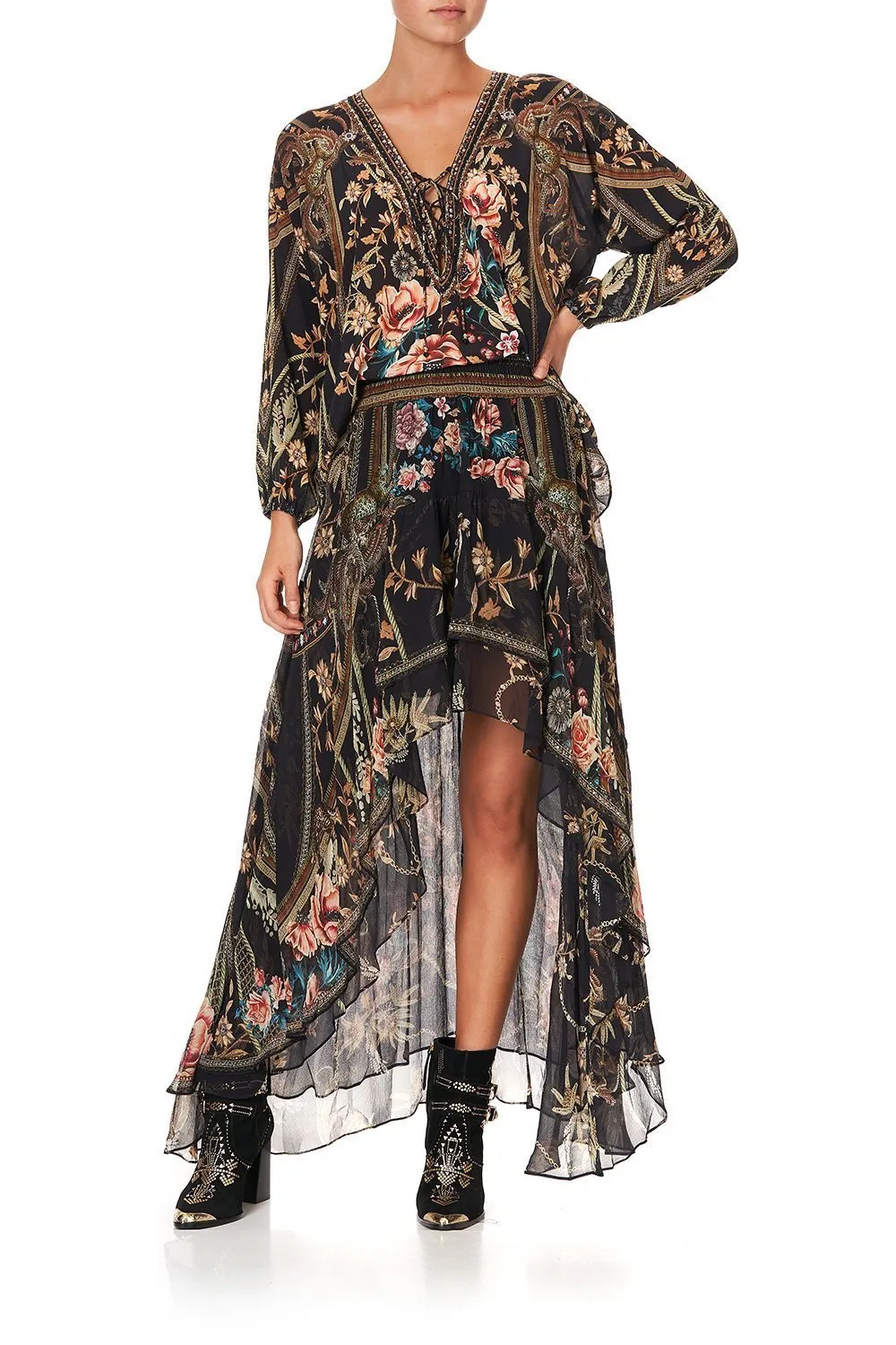 LACE UP BLOUSE BELLE OF THE BAROQUE
