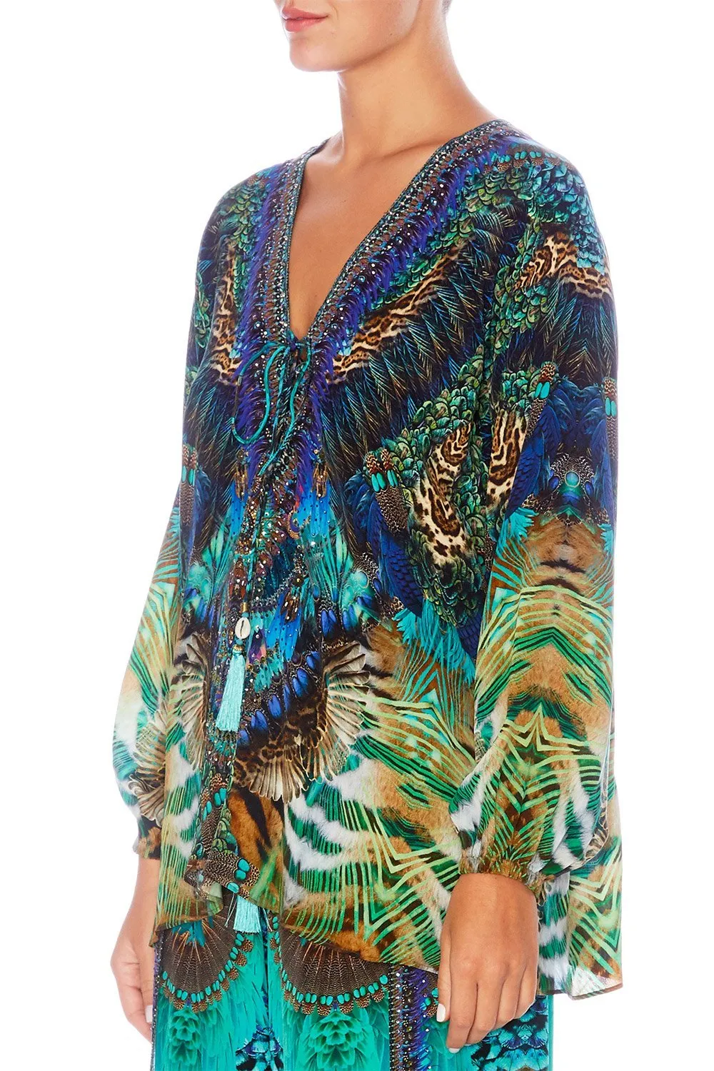 LACE UP BLOUSE THE CREATOR