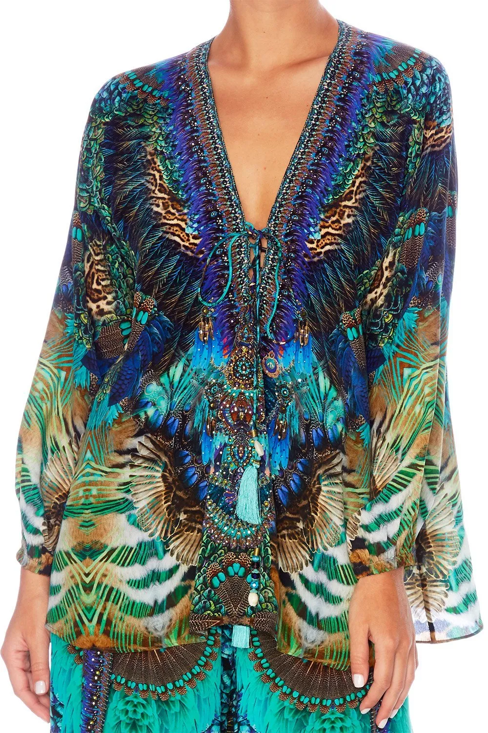 LACE UP BLOUSE THE CREATOR