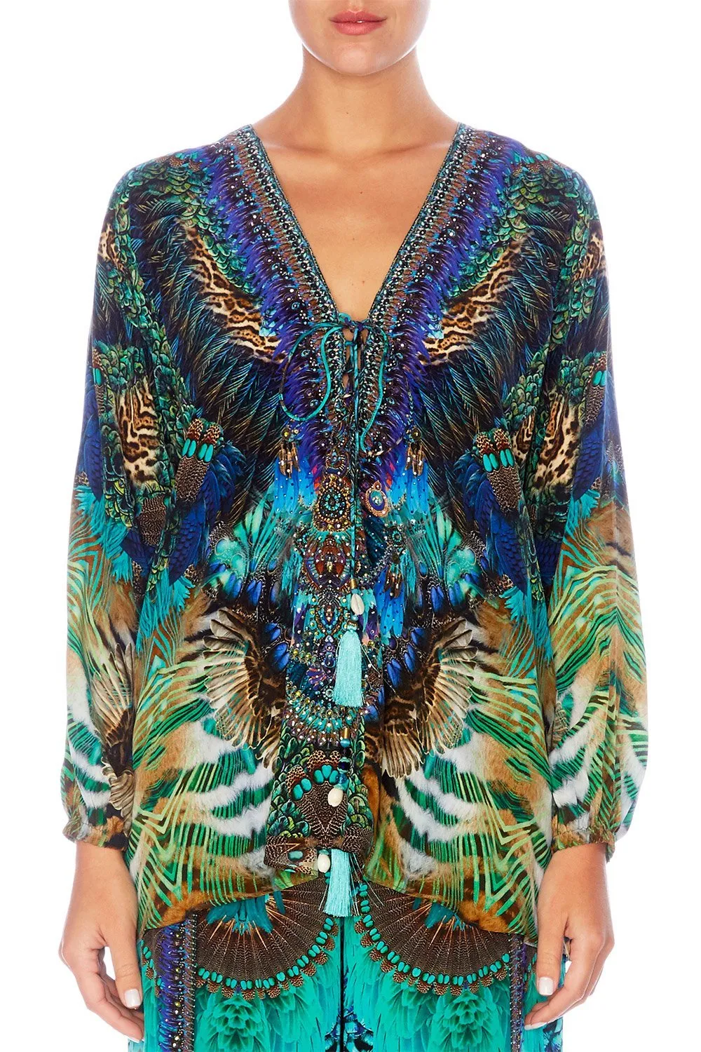 LACE UP BLOUSE THE CREATOR