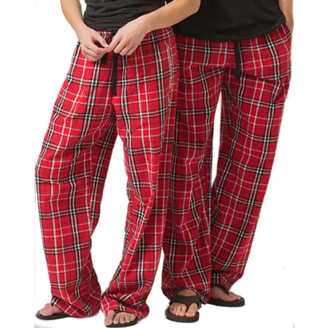 Matching Personalized Flannel Pajama Set for 2 for the Couple