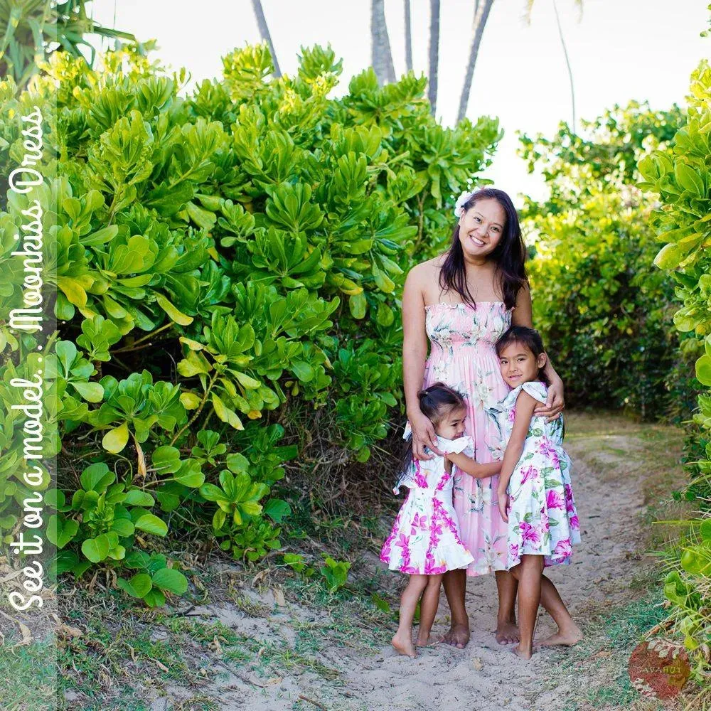 Moon White Moonkiss Hawaiian Dress