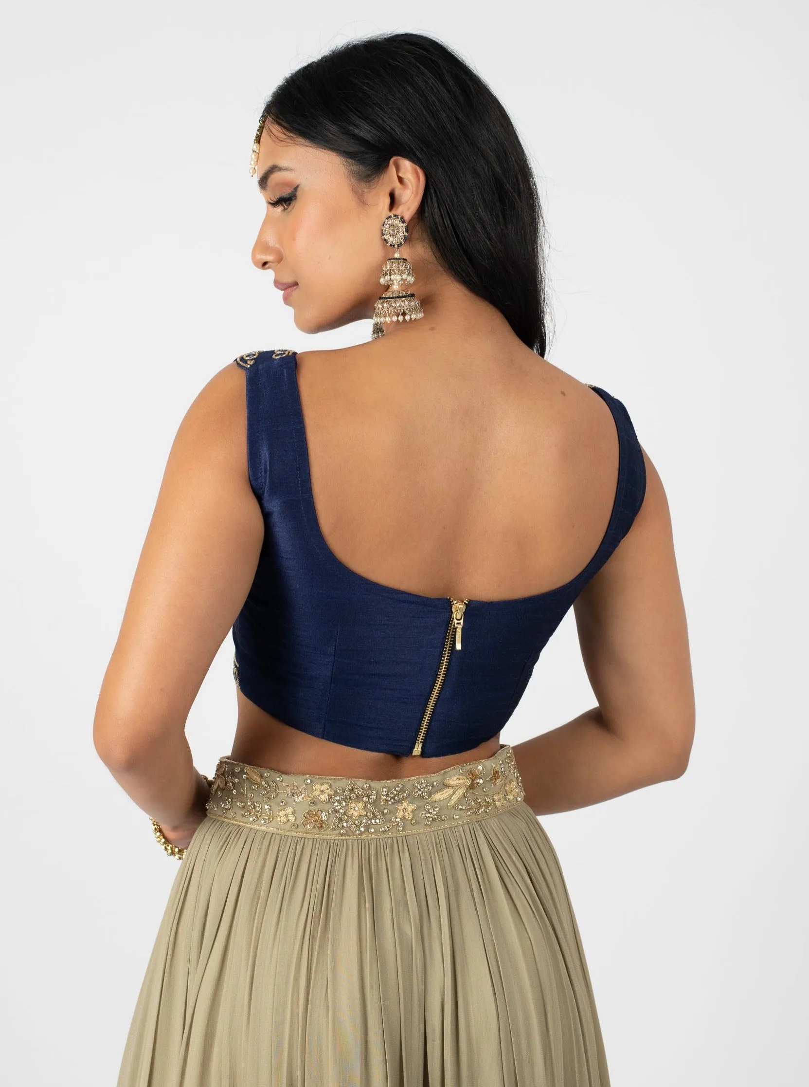 Navy Shisha Blouse