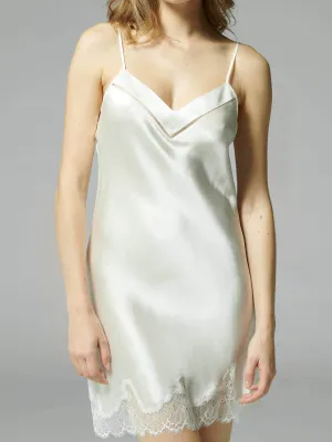 Nocturne Silk Dress - Ivory