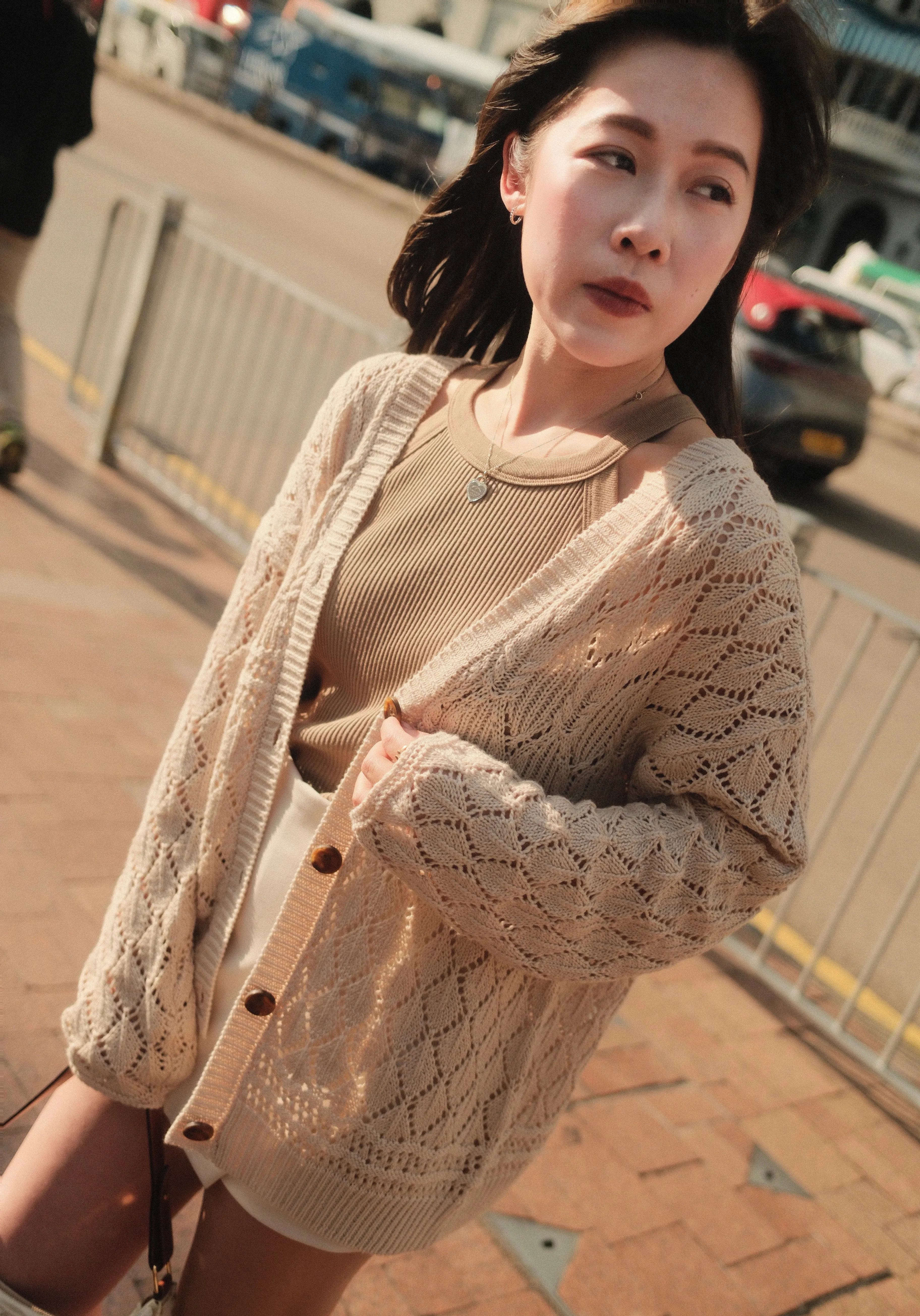 Out and About Pointelle Cardigan