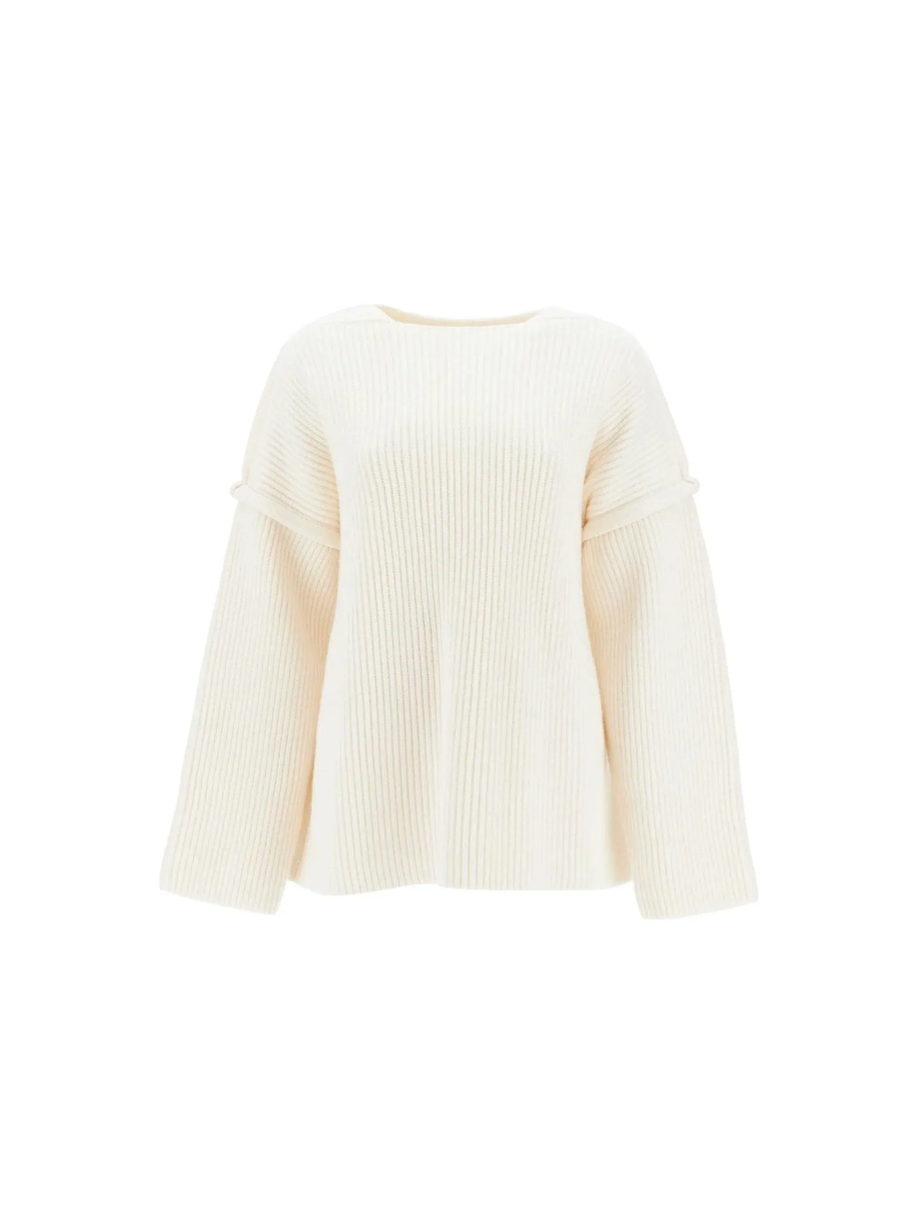 Oversized Ribbed Wool Sweater
