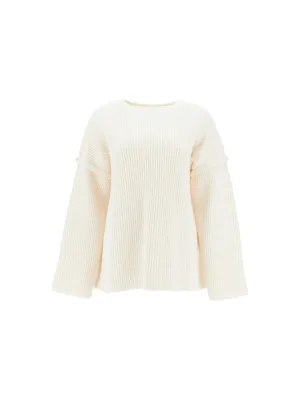 Oversized Ribbed Wool Sweater