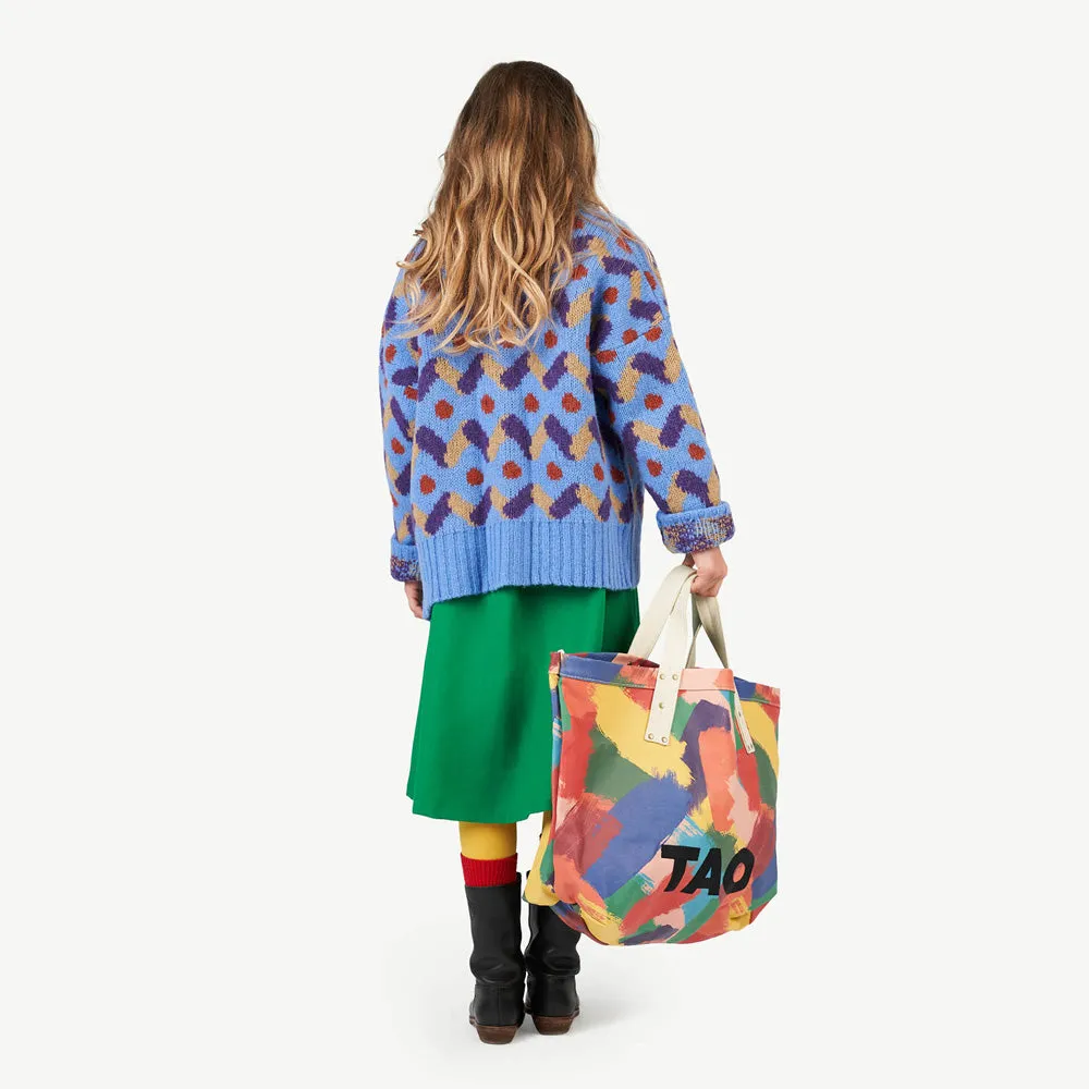 Raccoon Kid's Cardigan