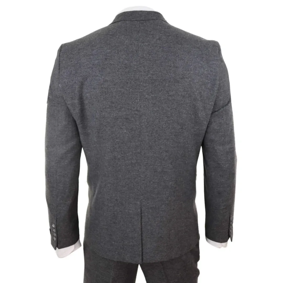 STZ23 - Men's Wool Tweed Suit 3 Piece Authentic 1920s Classic