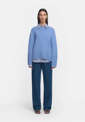 VIKTORIA & WOODS | Skyfall Knit in Denim Blue