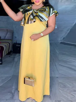 VONDA Women Summer Dress Vintage Patchwork Party Dresses Sleeveless Bohemian Printed A-Line Long Sundress Casual Vestidos Robe S4579314