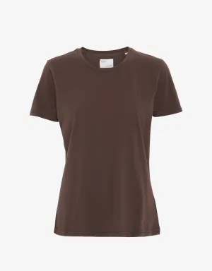 Women Light Organic Tee - Coffee Brown