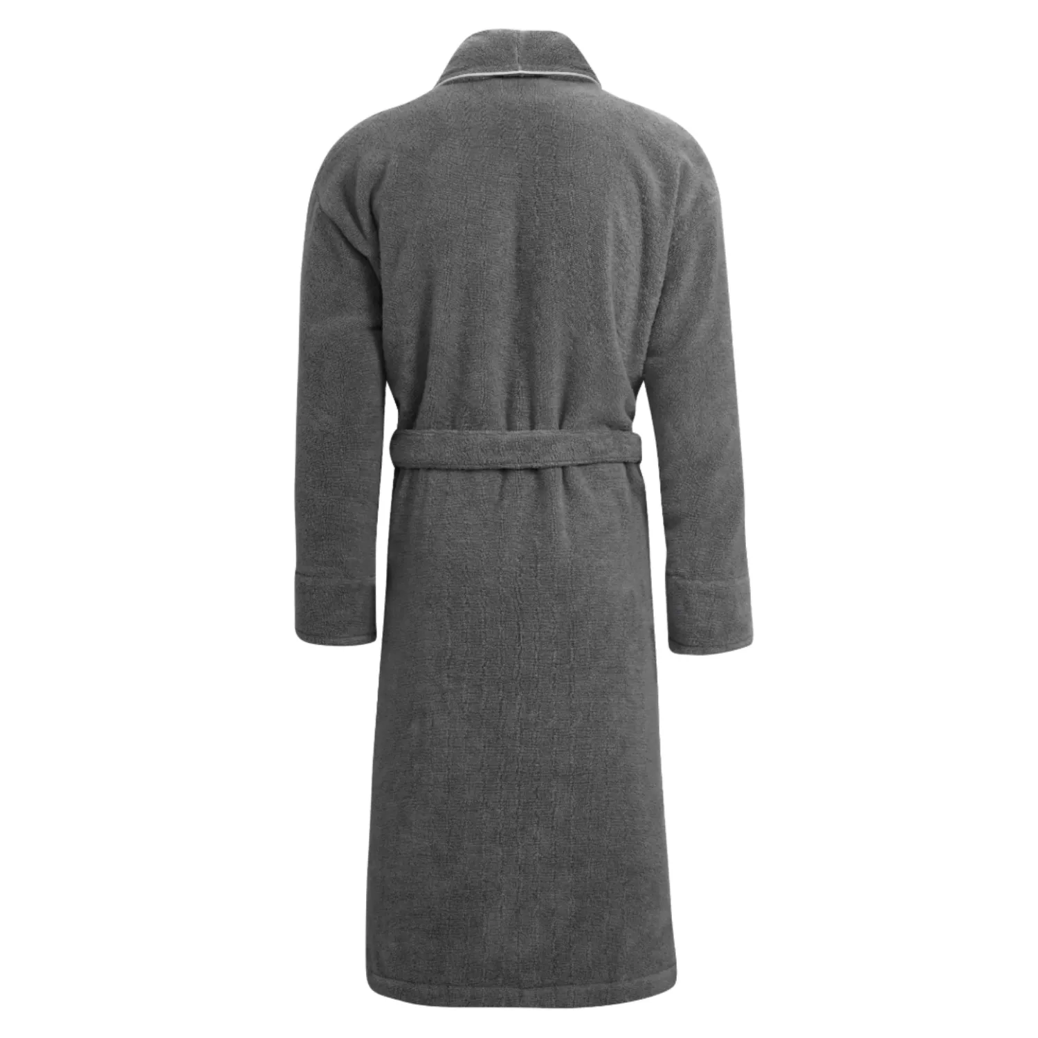 Women's Grey Towelling Bathrobe - Europa