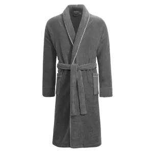 Women's Grey Towelling Bathrobe - Europa