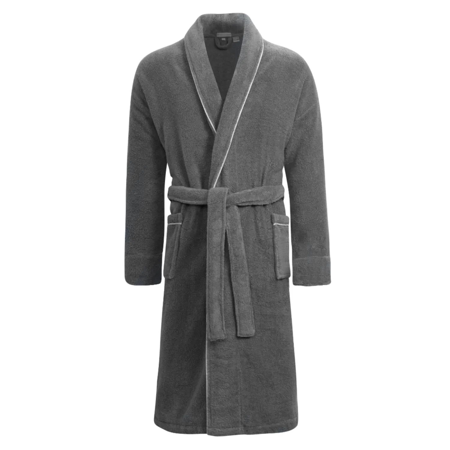 Women's Grey Towelling Bathrobe - Europa
