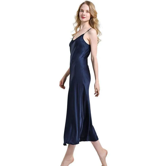 Women's Luxury Long Silk Nightgown Silk Nightdress